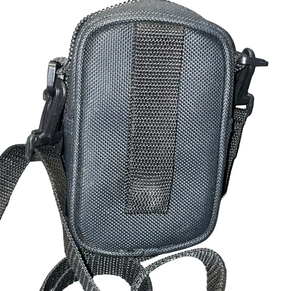 Ambico P-2000 Camera Case Bag Shoulder Strap Belt Loop Pockets Portable Black